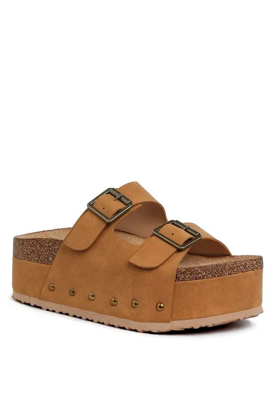 Faux Leather Slip Ons