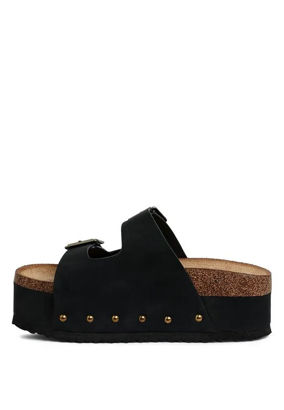 Faux Leather Slip Ons