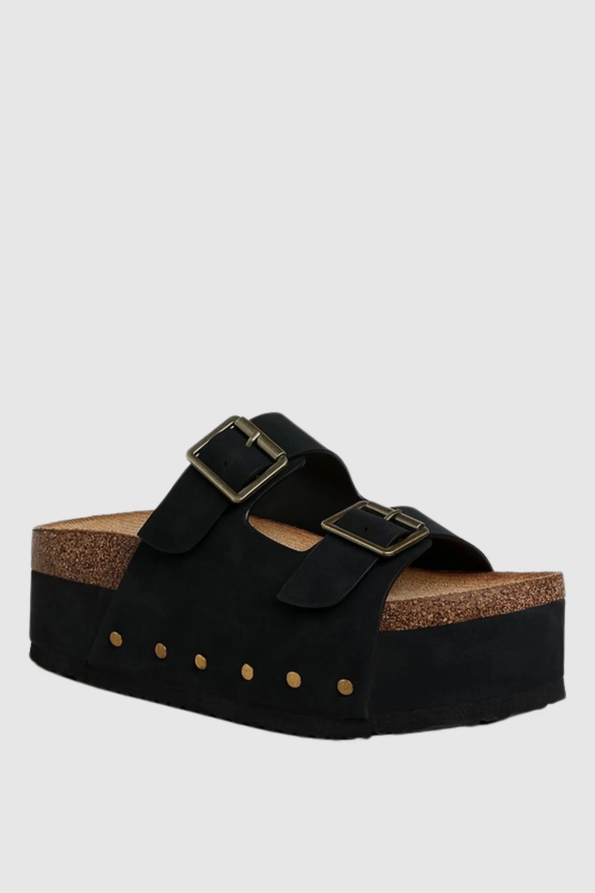 Faux Leather Slip Ons