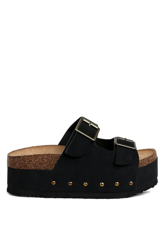 Faux Leather Slip Ons