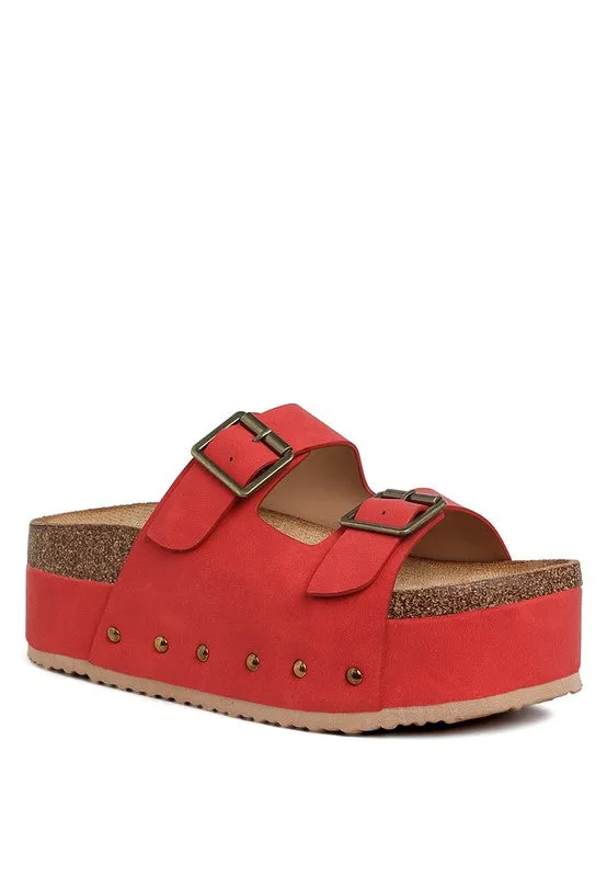 Faux Leather Slip Ons