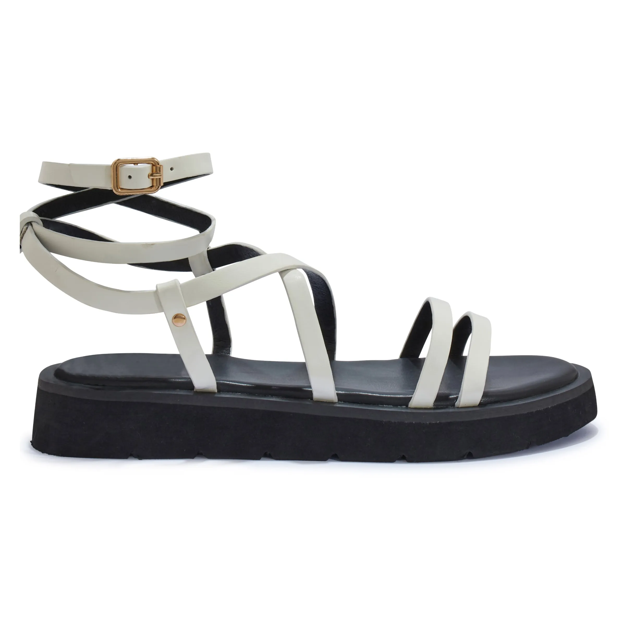 FERN2 STRAPPY BARELY THERE FLATFROM SANDAL