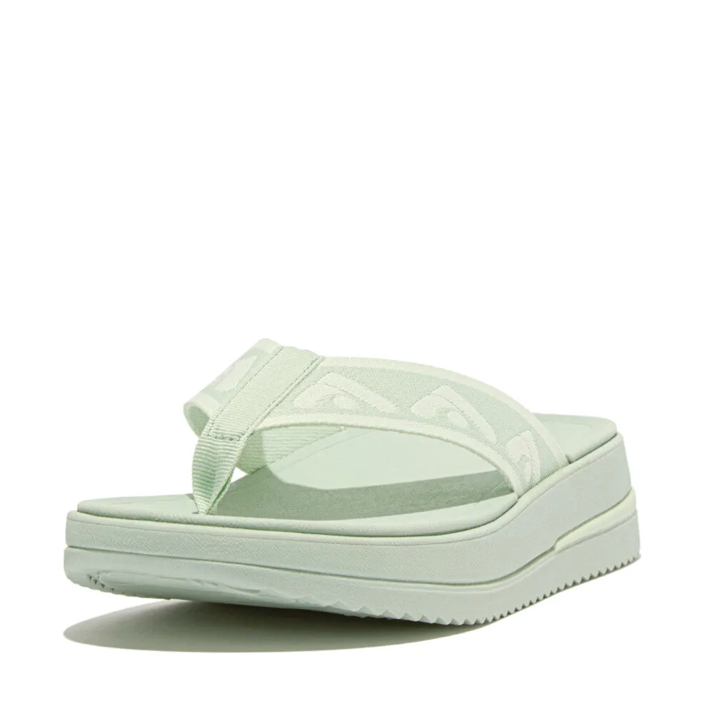 Fitflop Surff Webbing Toe Post Sandals Sage Brush