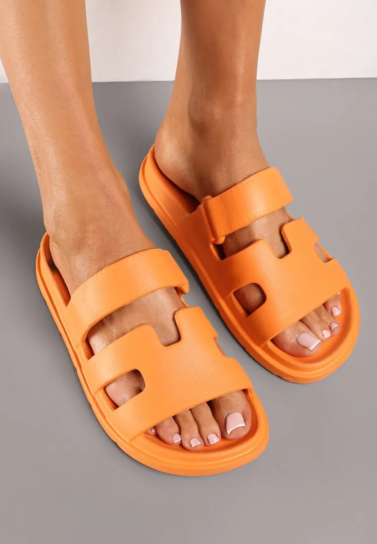 Foam Pool Flip-Flops -Orange