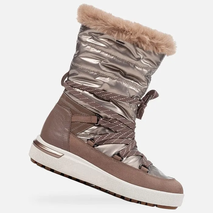 GEOX Women D Dalyla Dark Beige