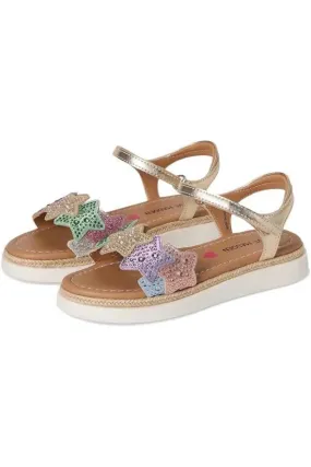 girls multi stars sandal