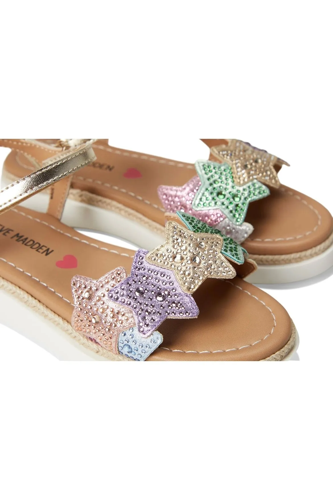 girls multi stars sandal