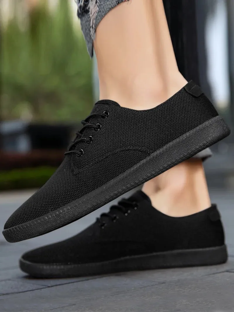 Hnzxzm Running Shoes for Men Outdoor Anti Slip Casual Gym Sneakers Comfortable Flat Shoe Ultralight Breathable Footwear Tenis