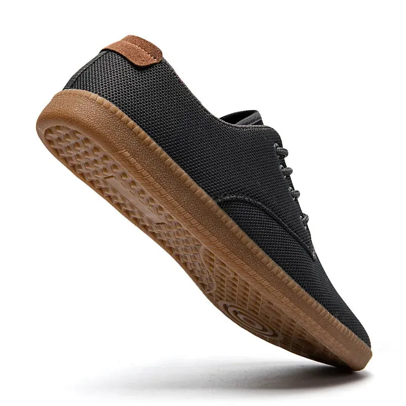 Hnzxzm Running Shoes for Men Outdoor Anti Slip Casual Gym Sneakers Comfortable Flat Shoe Ultralight Breathable Footwear Tenis