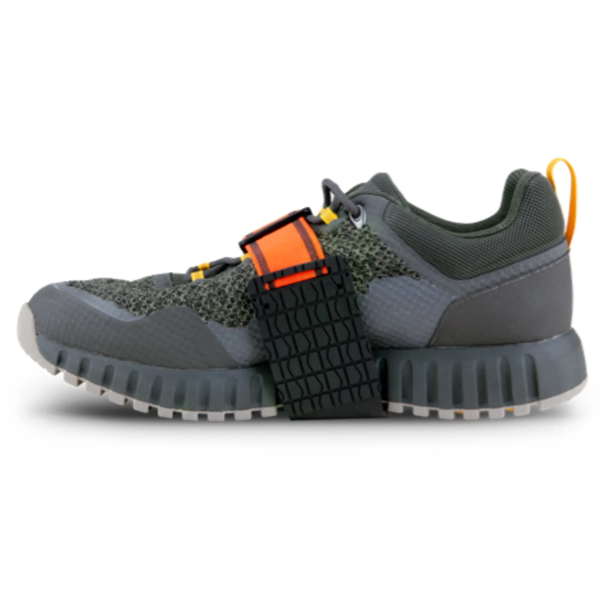 K1 Series Ice Cleat Mid-Sole Slim Profile For Safety & Athletic Shoes Black One Size