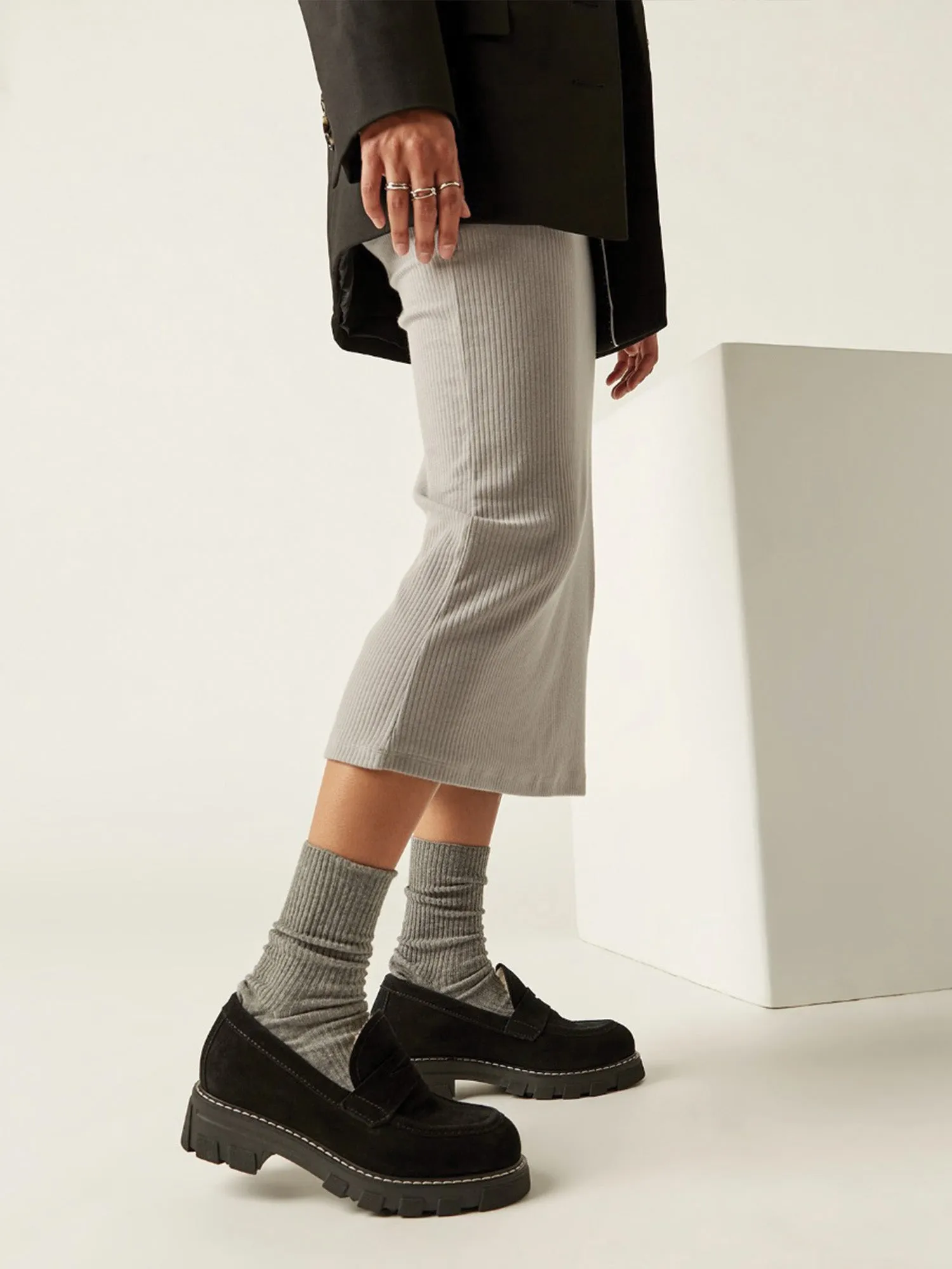 La Canadienne Darcy Suede Shearling Lined
