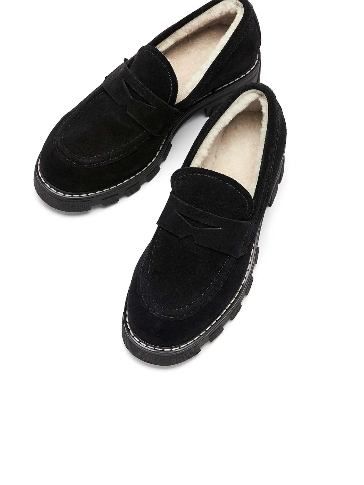 La Canadienne Darcy Suede Shearling Lined
