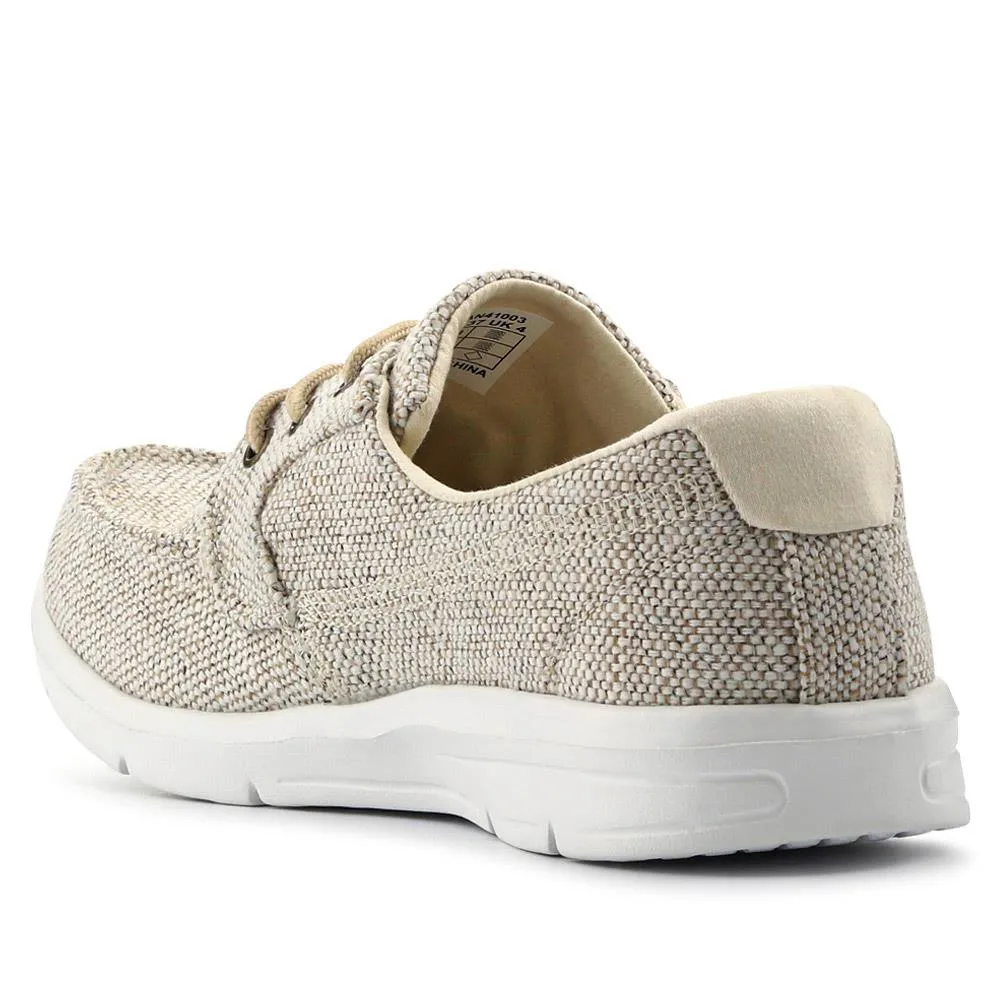 Ladies' Lace-Up Moccasins - TITAN41003 / 327 305