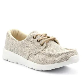 Ladies' Lace-Up Moccasins - TITAN41003 / 327 305