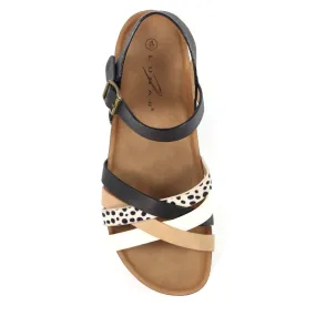 Lunar  Selina Sandal in Black