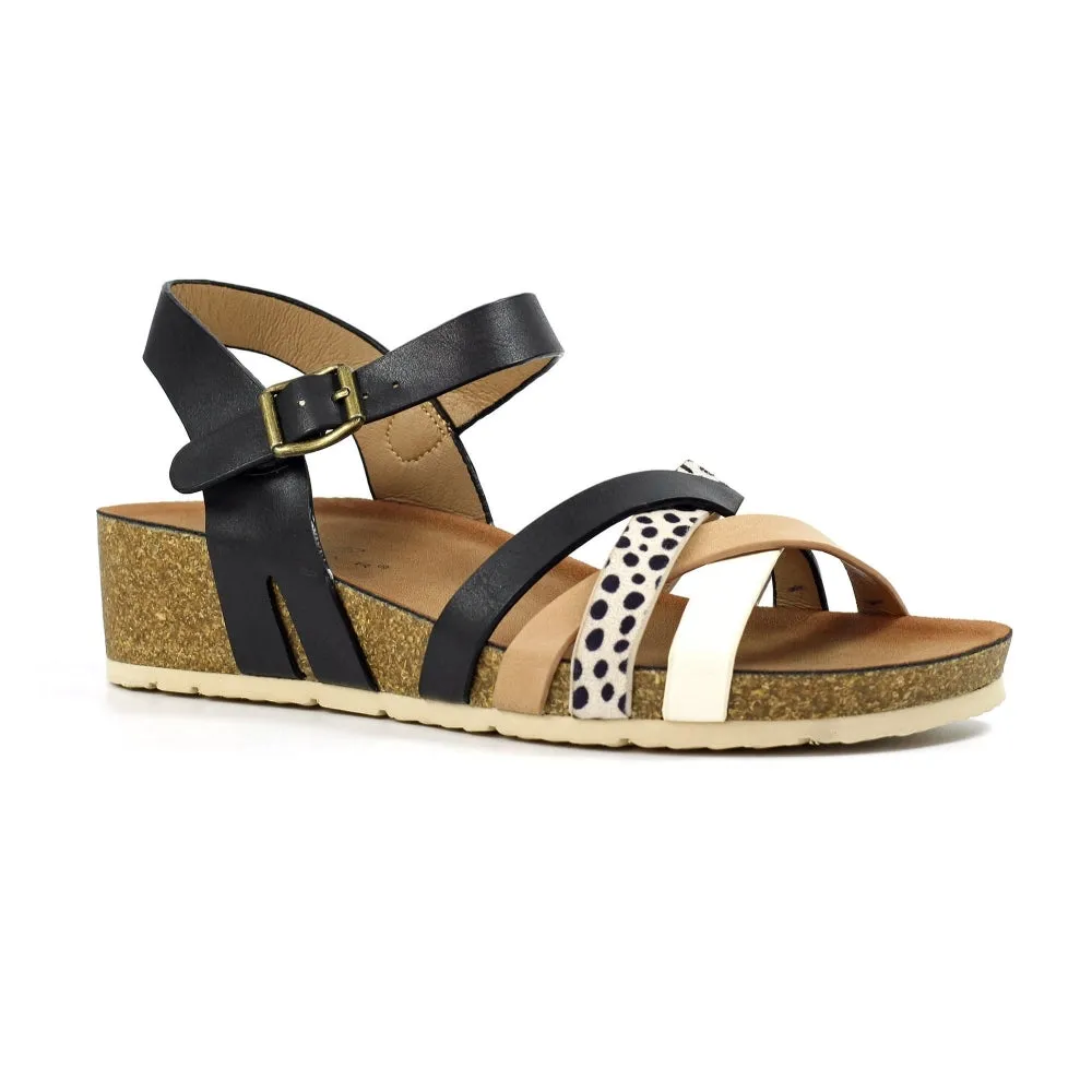 Lunar  Selina Sandal in Black
