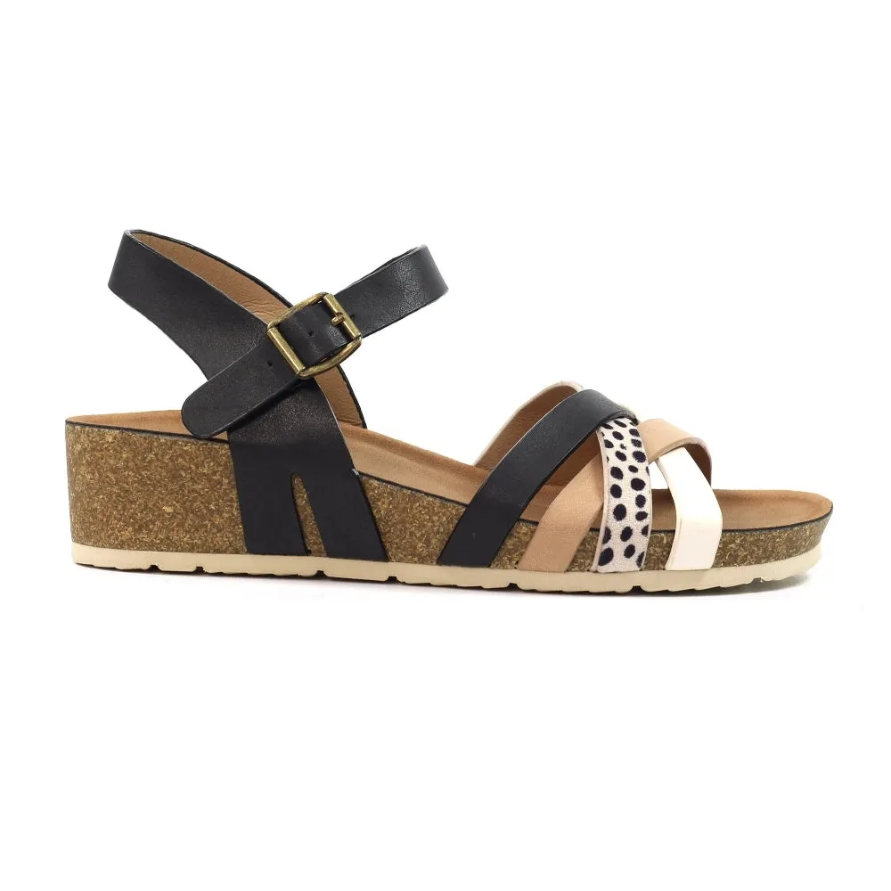 Lunar  Selina Sandal in Black