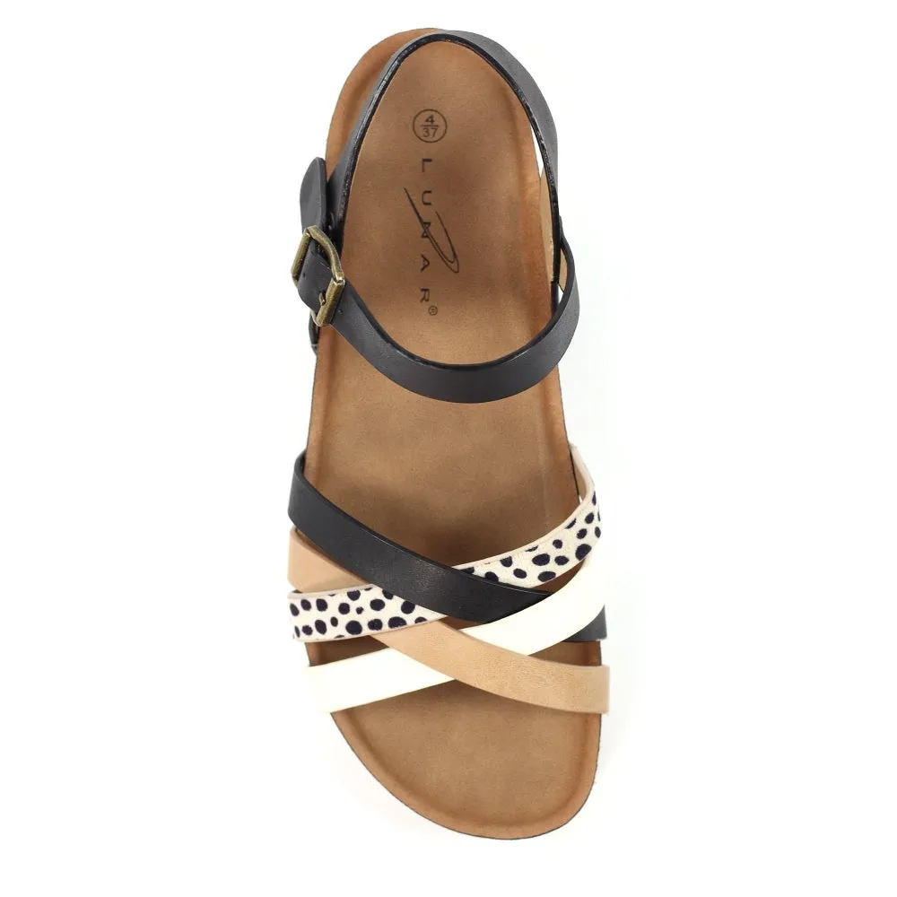 Lunar  Selina Sandal in Black