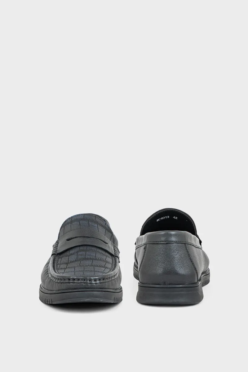 Men Casual Moccasin MC4013-Black