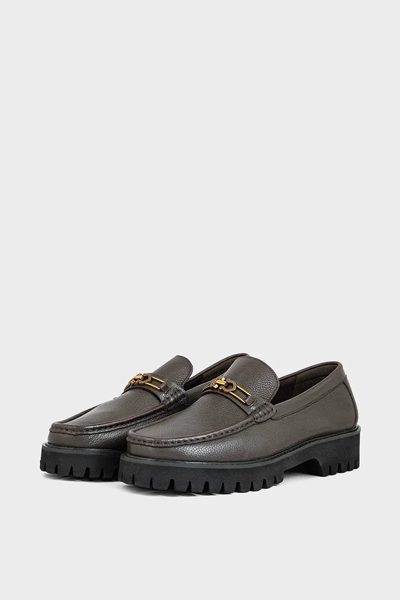 Men Casual Moccasin MC4014-Brown