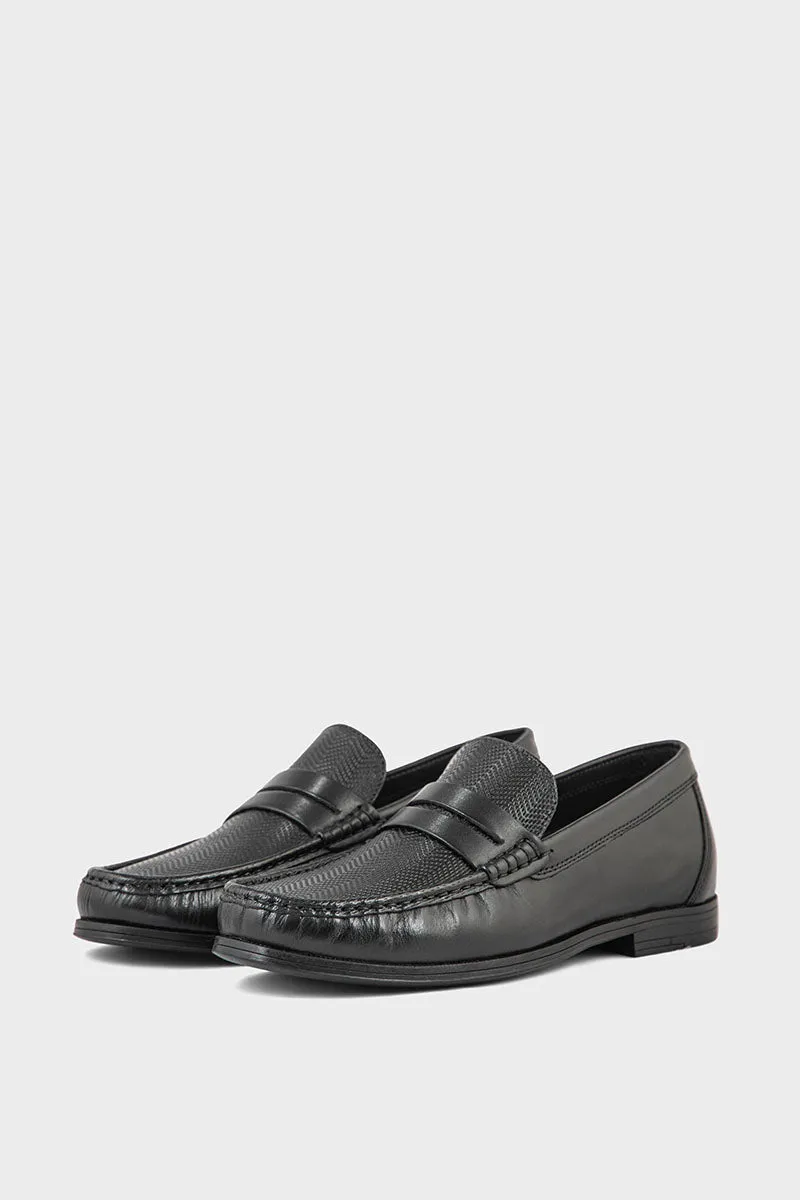 Men Casual Moccasin MF7008-Black
