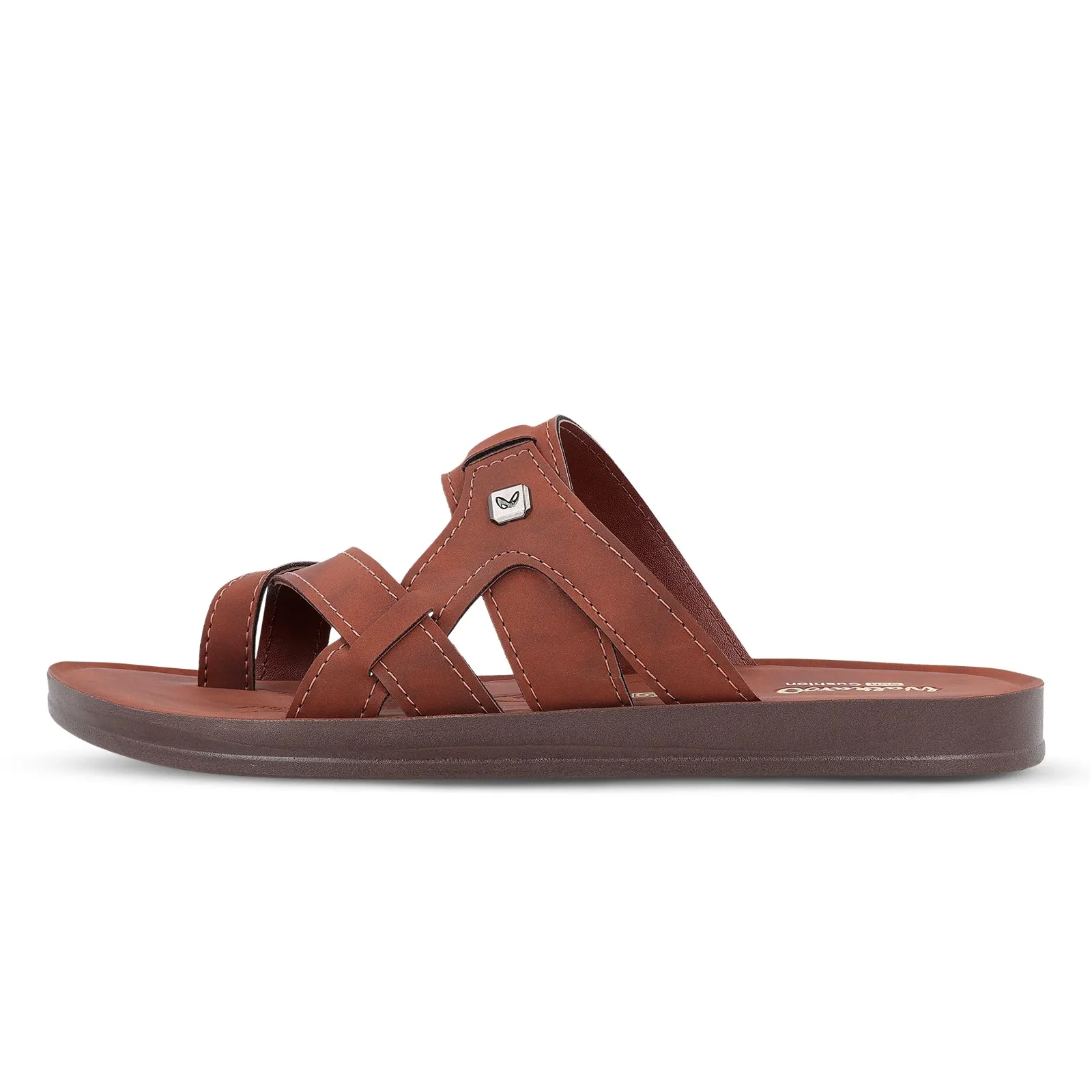 Men's Daily Wear Sandals - WGR53012 Barn Red