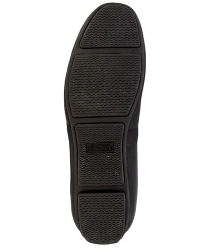 Nine West Men's Driving Moccasins with Buckle - Stylish Penny Loafers for Effortless Slip-On Style and Comfortable Footwear for Casual and Formal Occasions-Damian-Black Size-10
