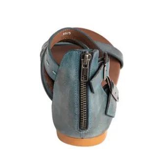 Online Exclusive | Nora Sandals in Teal Blue