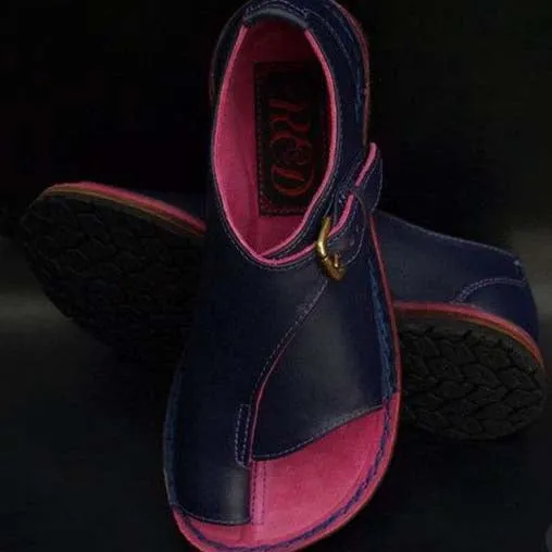 Open Toe Buckle Walking Sandals