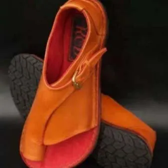 Open Toe Buckle Walking Sandals