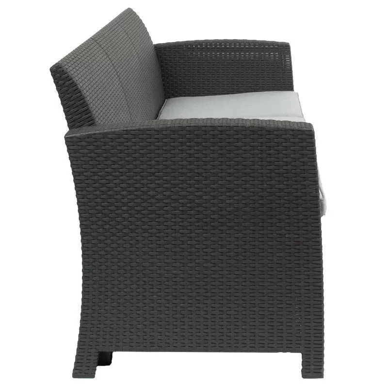 Outdoor Patio Sofa Create an Amazing Outdoor Space with this Comfortable and Stylish Patio Sofa Zipper Removable for Washing Purposes