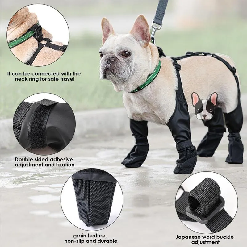 PawGuard French Bulldog Footwear Soft and Stylish Paws Protector