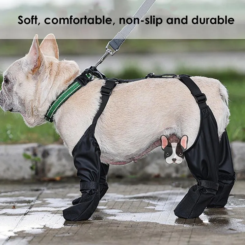 PawGuard French Bulldog Footwear Soft and Stylish Paws Protector