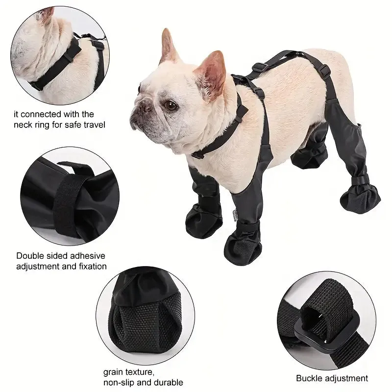PawGuard French Bulldog Footwear Soft and Stylish Paws Protector