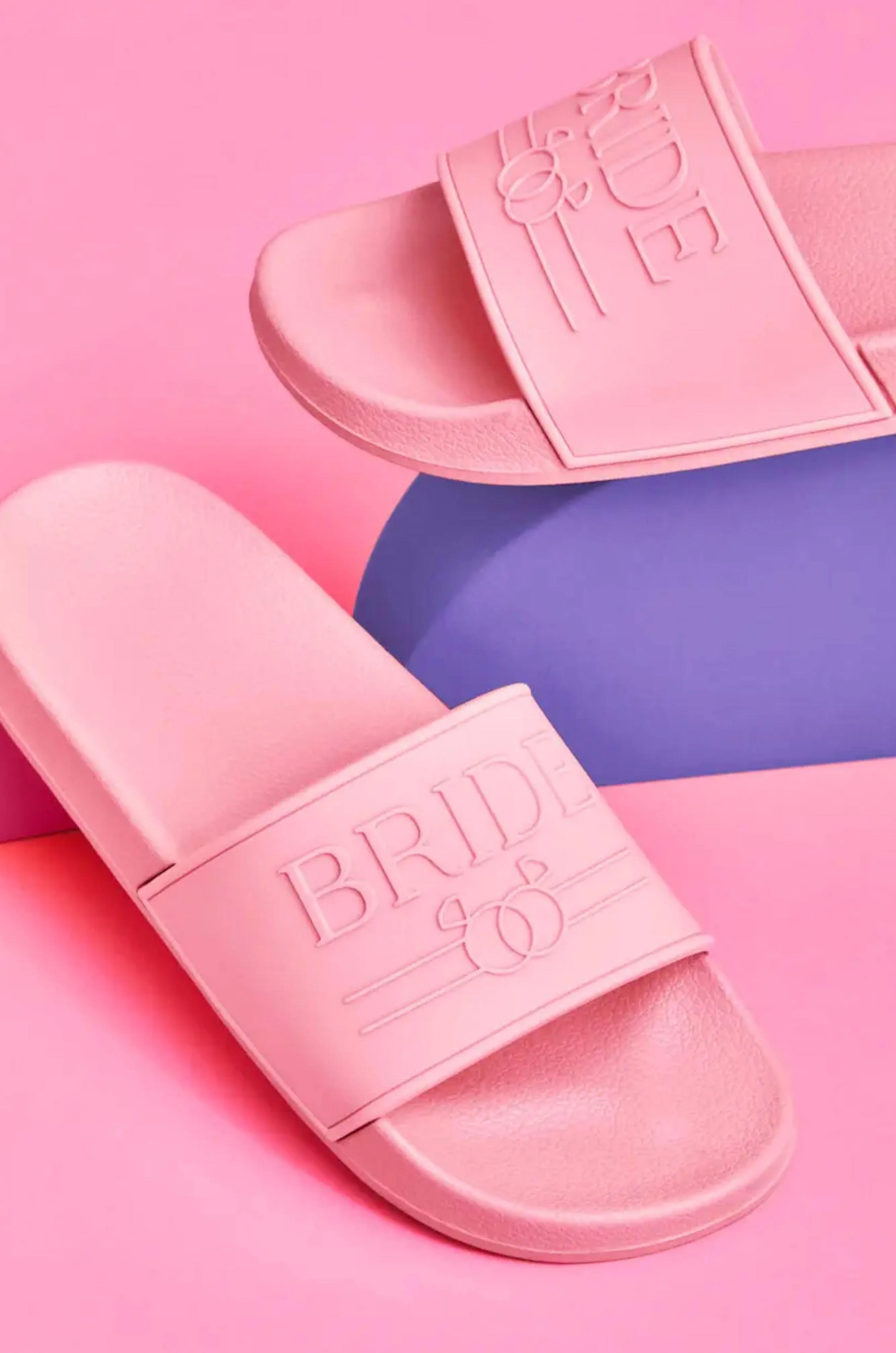 Pink Bride To Be Beach Sandals