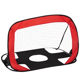 Portable 2 in 1 Pop up Kids Soccer Goal Net with Carry Bag
