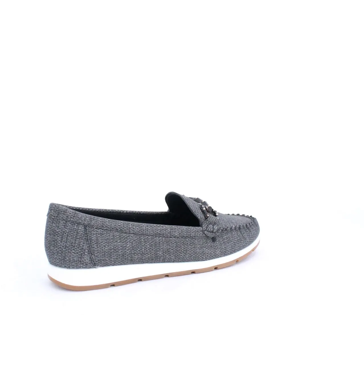 RAFFIA MOCCASINS-FLAT-BLACK