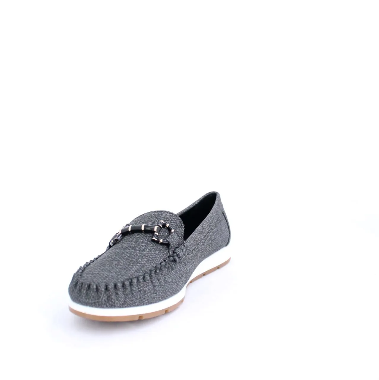 RAFFIA MOCCASINS-FLAT-BLACK