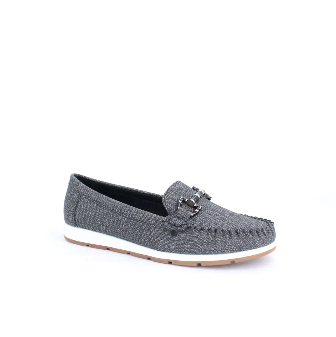 RAFFIA MOCCASINS-FLAT-BLACK