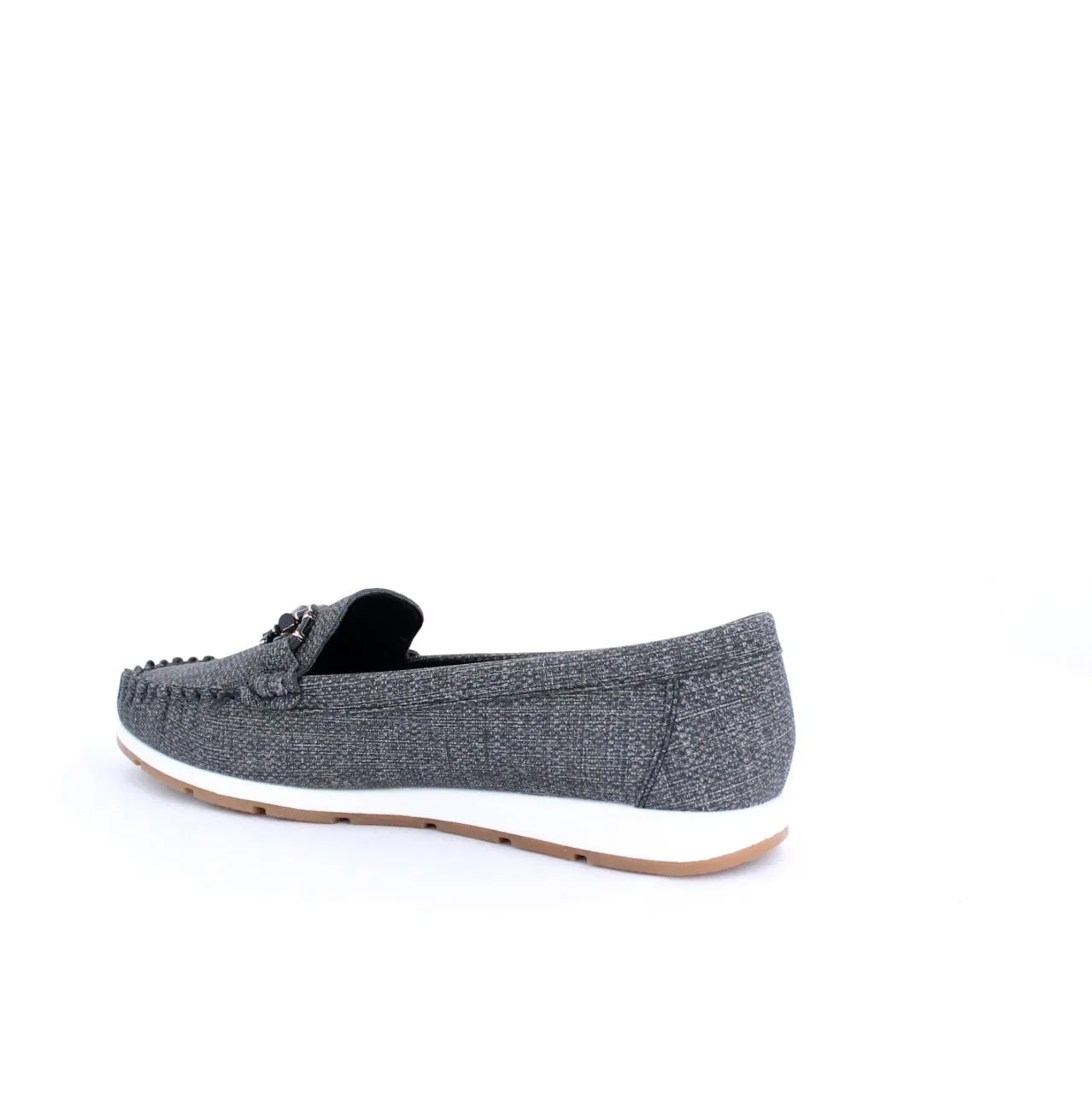 RAFFIA MOCCASINS-FLAT-BLACK