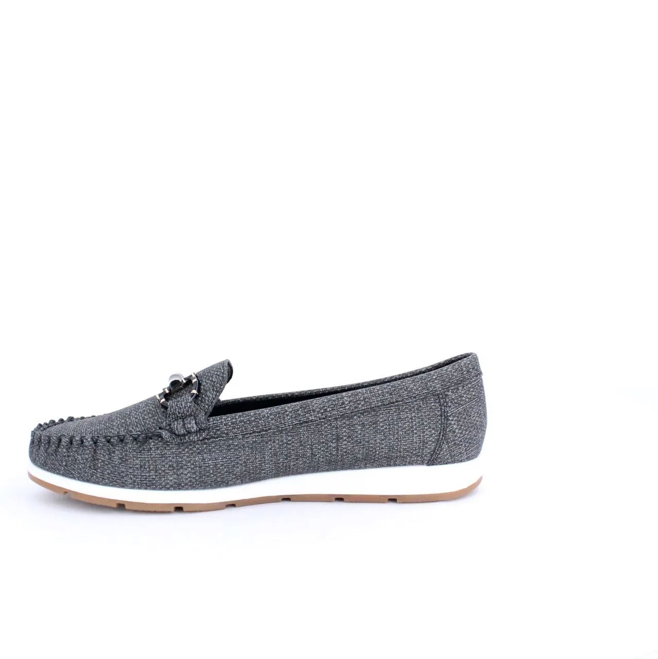 RAFFIA MOCCASINS-FLAT-BLACK
