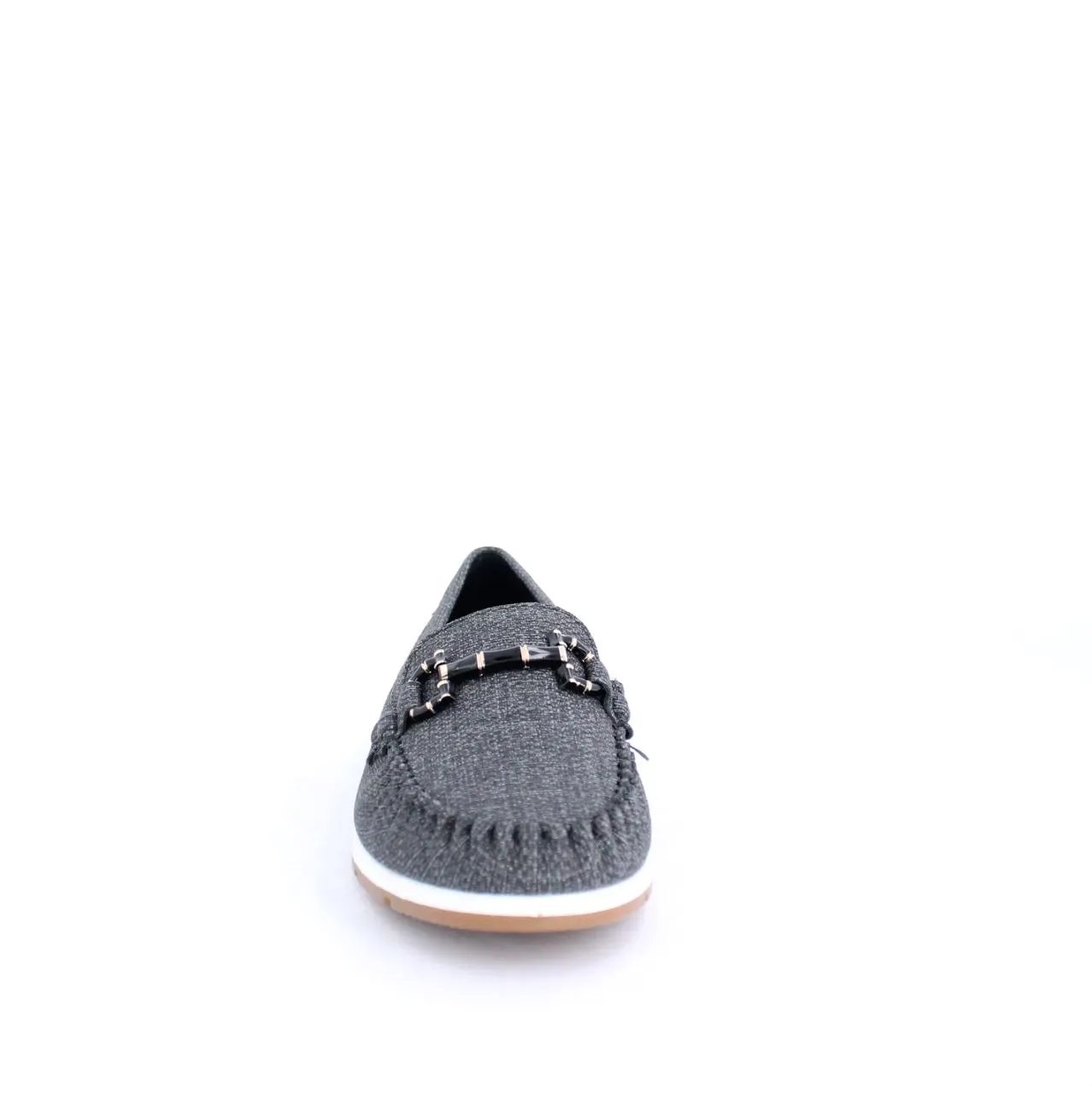 RAFFIA MOCCASINS-FLAT-BLACK