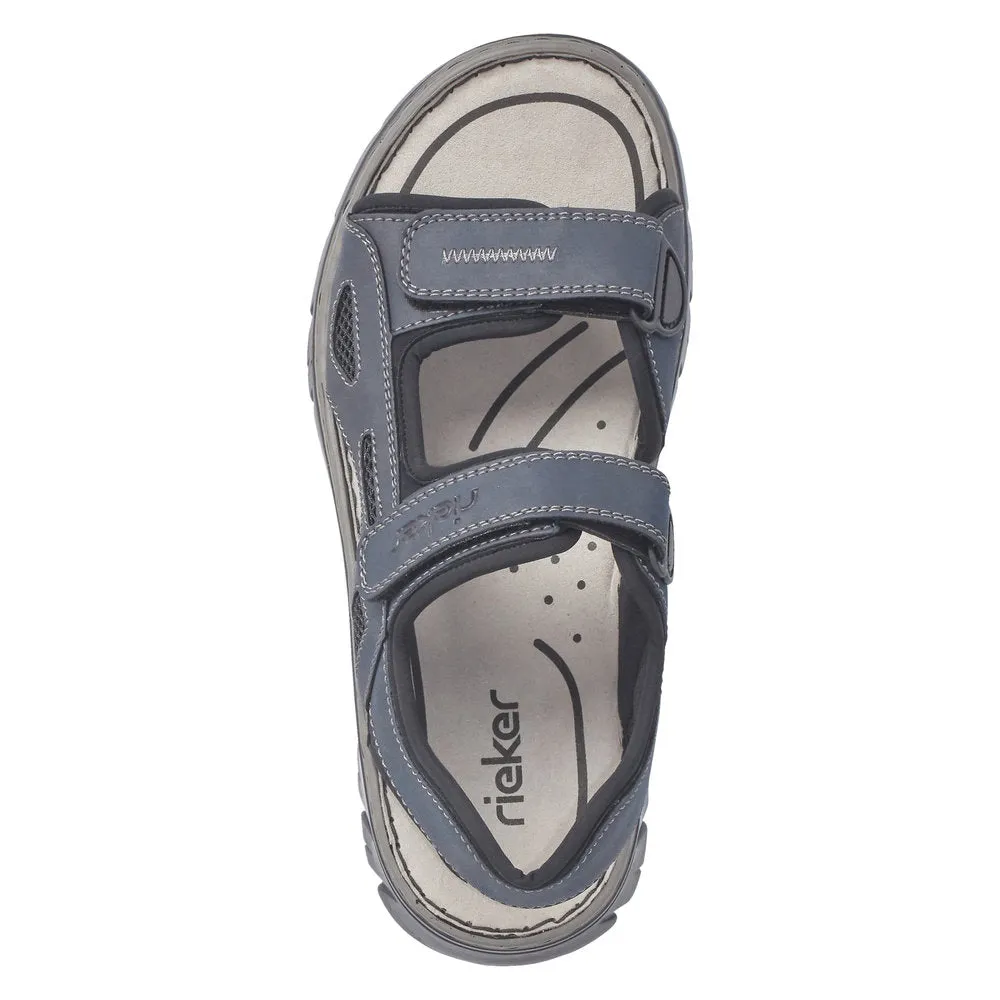 Rieker 26761-14 Men's Active Sandal Navy/Black