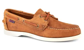 Sebago Men's 70015H0 Docksides Portland Crazy Horse Boat Shoes Brown Tan