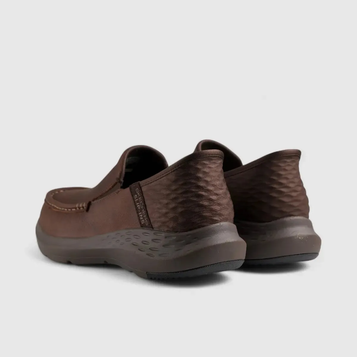 Skechers Comfort Slip Ons Brown 204866