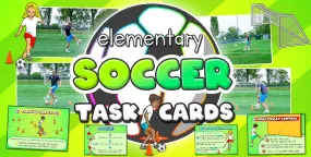 Soccer skills & drills - Individual tasks for PE (  printable cards)