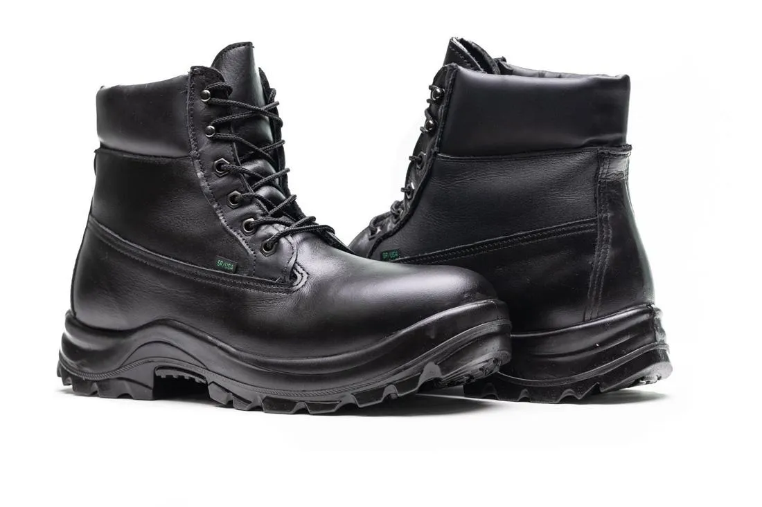 Soft Streets Series Plain Toe Oxford Boot Black