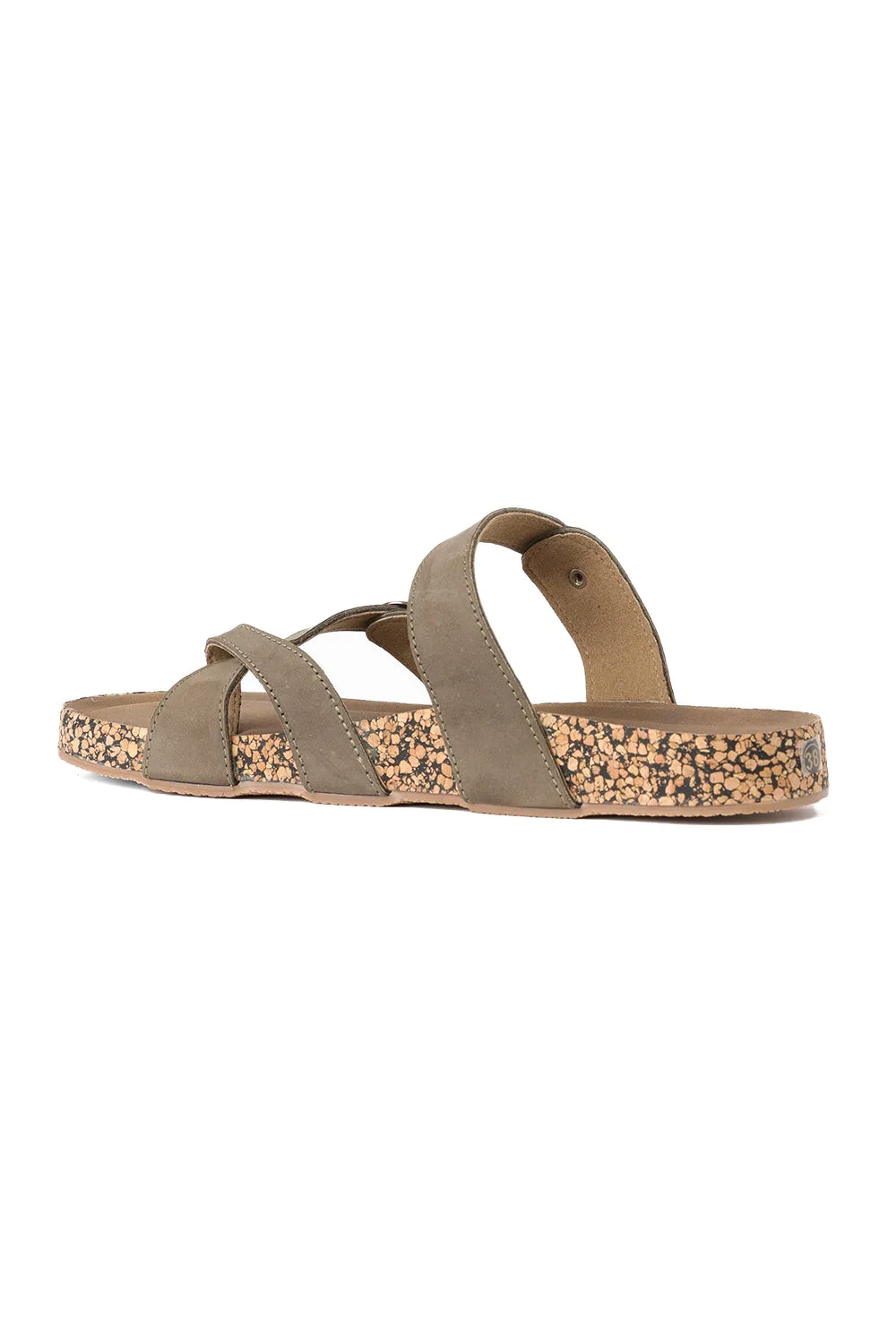 SOLES Strappy Cork Base Flats