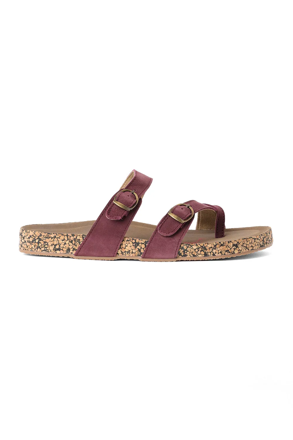 SOLES Strappy Cork Base Flats