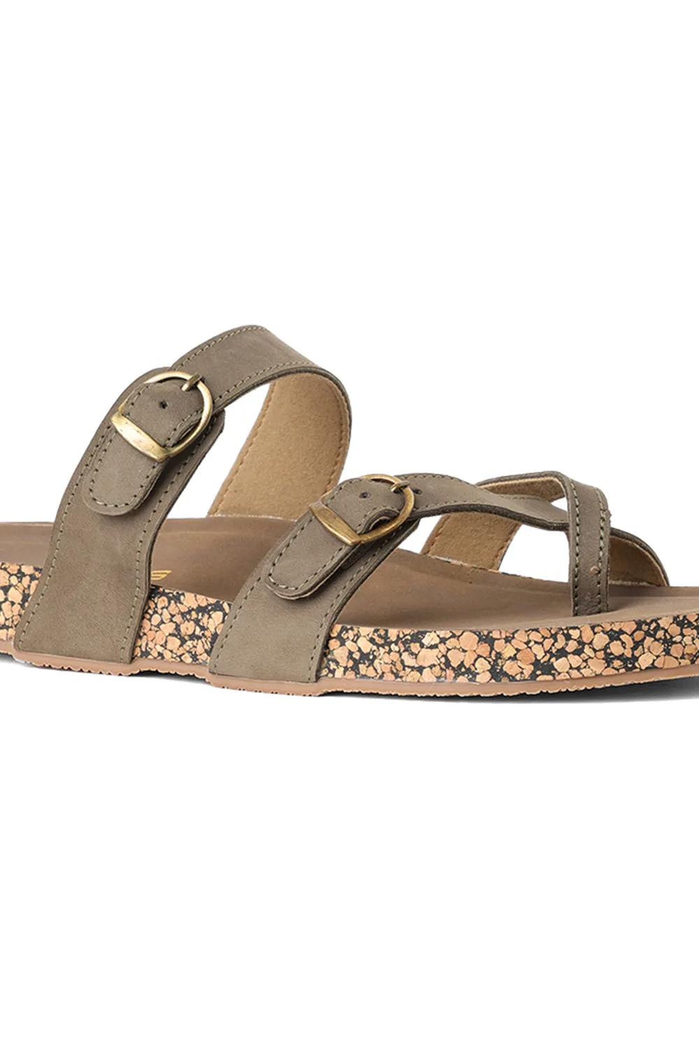 SOLES Strappy Cork Base Flats